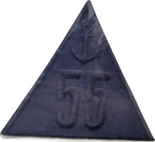 Büro Ev Ofis Hediyesi için 5X4CM Üçgen 55 Ütü İle Yapışan Aplike Arma