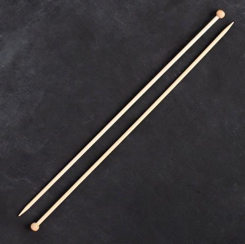 Büro Ev Ofis Hobi Dikiş Atölyesi için 35CM 4,5MM Bambu Örgü Şişi
