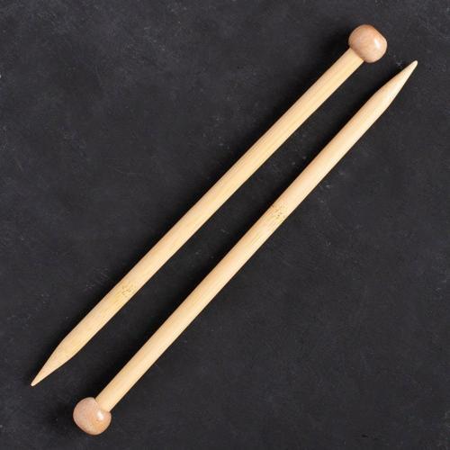 Büro Ev Ofis Hobi Dikiş Atölyesi için 25CM 10MM Bambu Örgü Şişi
