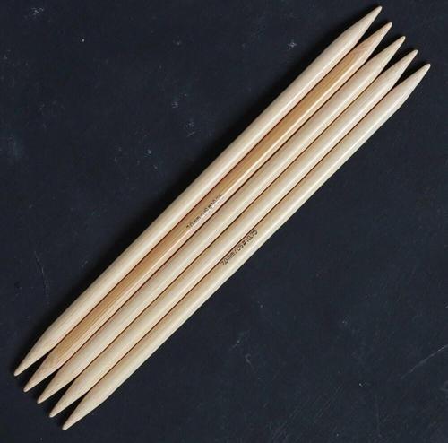 Büro Ev Ofis Hobi Dikiş Atölyesi için 20CM 7MM Bambu Çorap Şişi