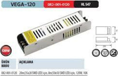 Horoz 10 A 120W Led Trafo