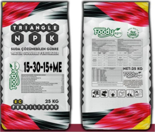 Agro 15-30-15+Me Suda Çözünebilen Damlama Gübresi