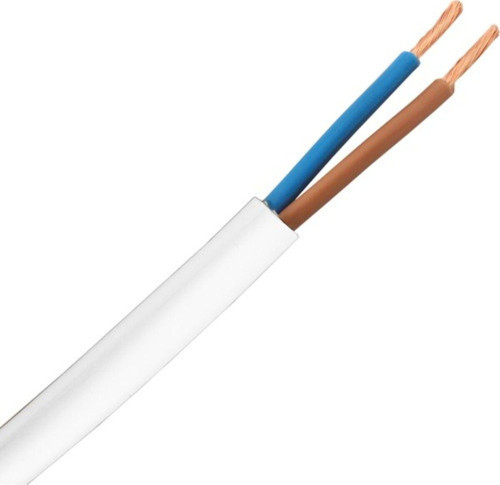 2 X 0,75 Ttr Kablo 15 Metre Beyaz Tam Bakır