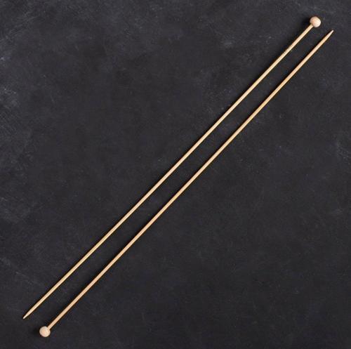 Büro Ev Ofis Hobi Dikiş Atölyesi için 35CM 2,5MM Bambu Örgü Şişi
