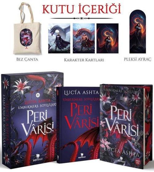 Peri Varisi - Kutulu Set - Kokulu Kitap - Yan Boyamalı