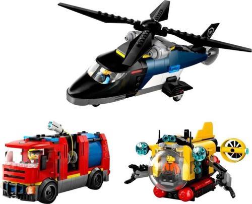 Nessiworld  City Helikopter, İtfaiye Kamyonu ve Denizaltı Karışımı 60462