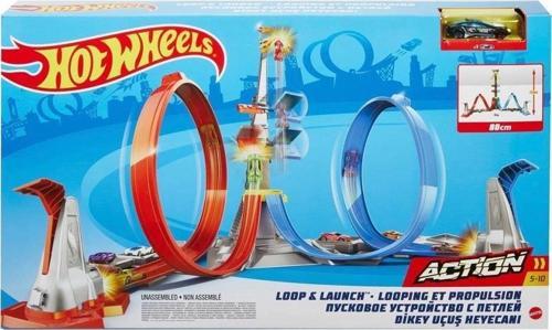 GRW39 Hot Wheels Dikey Uçuş Heyecan Yarış Seti