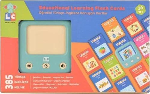 NessiWorld LC-31050ÖğreticiTürkçe-İngilizceKonuşanFlashKartlar-Let'sBeChild