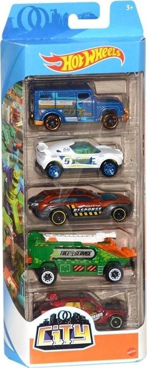 1806 Kampanya - Hot Wheels Beşli Araba Seti - ERKOL özel kampanya fiyatı