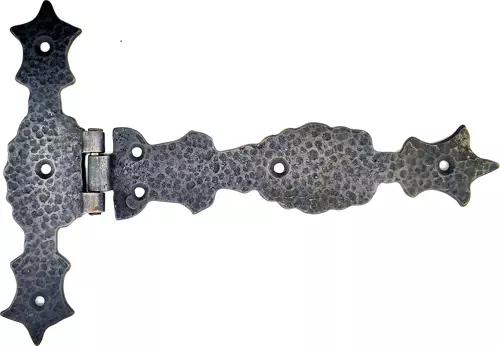 Antika Tarz Dekoratif Pirinç Kuyruklu Zambak Menteşe - 175x248 mm, Oksit