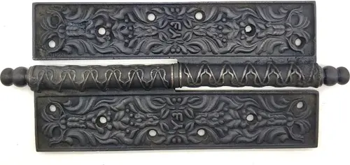 Antika Tarz Dekoratif Pirinç Lüks Okka Menteşe - 20cm, Oksit