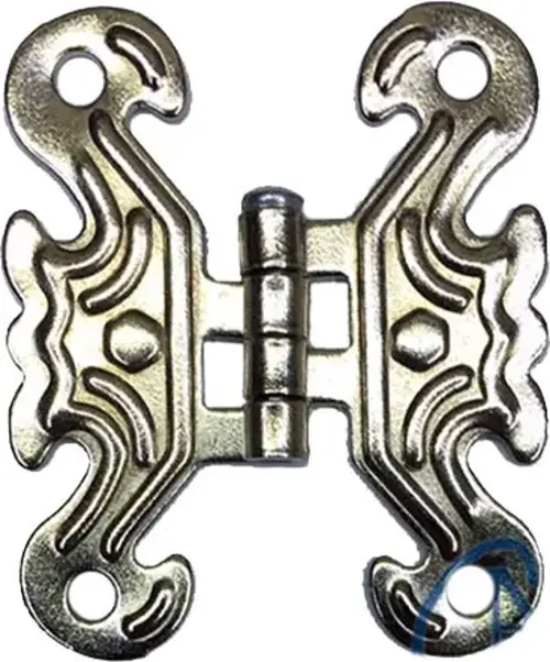 Dekoratif Sac Kelebek Menteşe - Küçük, Nikel, 100 Adet