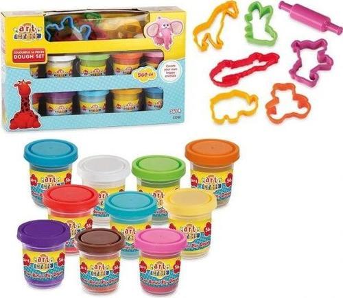 03290 Art Craft 16 parça HAMUR SETİ-RENGARENK / 560 gr