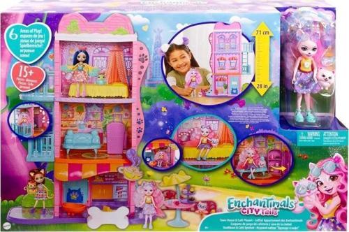 HHC18 Enchantimals Şehir Evi ve Kafe Oyun Seti