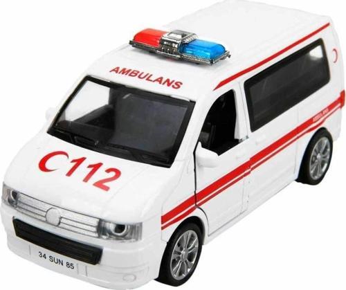 1606 1:32 Sesli ve Işıklı Şehir Kurtarma Araçları 13 cm -Sunman
