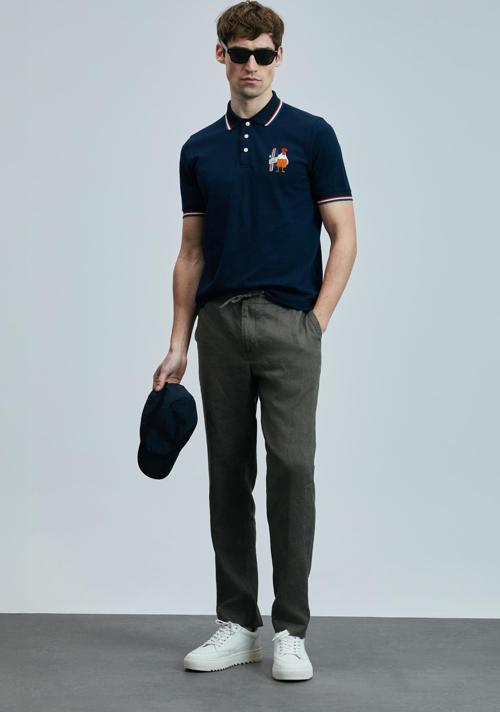 Erkek Sansa Smart Polo T-Shirt 111040218 Lacivert