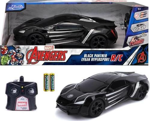 1:16 Black Panther Lykan Hypersport Uzaktan Kumandalı Araba 2.4 Ghz USB Şarj 29 Cm | 6 Yaş ve Ü