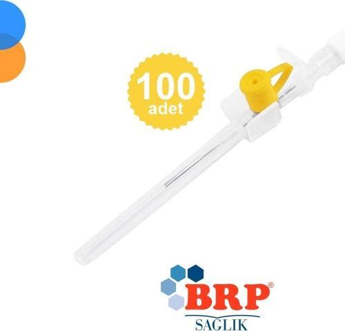 Branül (İntraket) Sarı 24G - 100 lü Kutu