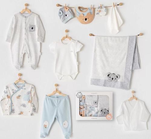 Koala 10 Parça Hastane Çıkışı Grey Melange