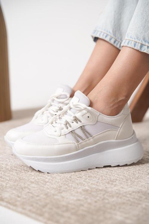 Garantili D2404 Günlük Ortopedik Kadın Sneaker Spor Ayakkabı