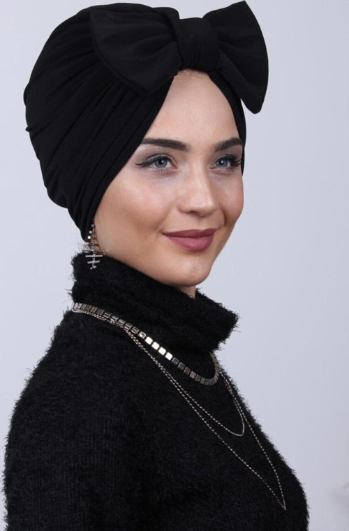 Dolgulu Fiyonku Çıkabilen Çift Yönlü Bone Siyah