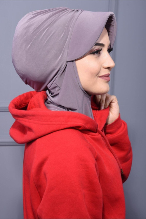 Spor Şapka Scarf Havuz Da Kullanılmaya Uygun Vizon