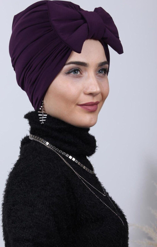 Dolgulu Fiyonku Çıkabilen Çift Yönlü Bone Mor