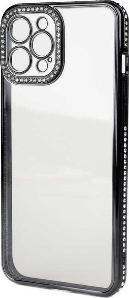 Apple iPhone 13 Pro Kılıf Kamera Korumalı Taşlı Zore Mina Kılıf