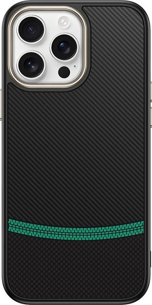 iPhone 14 Pro Max Kılıf M-safe Şarj Özellikli Karbon Fiber Görünümlü Antina Kılıf