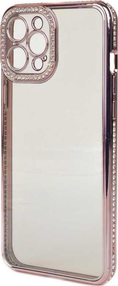 iPhone 13 Pro Max Kılıf Kamera Korumalı Taşlı Zore Mina Kılıf