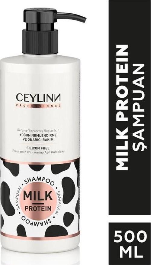 n Milk Protein Kuru Ve Yıpranmış Saçlar İçin Silikonsuz Şampuan  500 ml