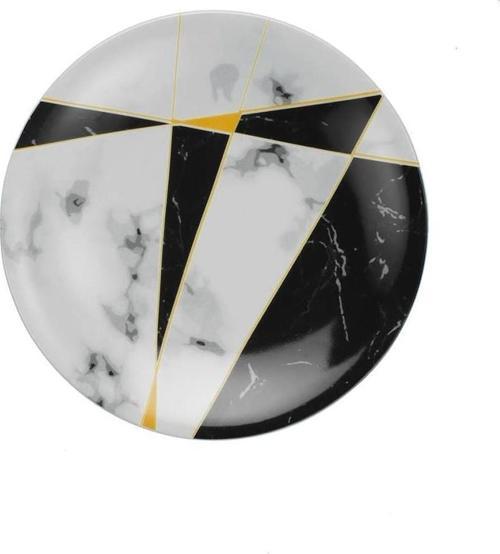 Marble 6 kişilik Servis Tabağı 27 Cm