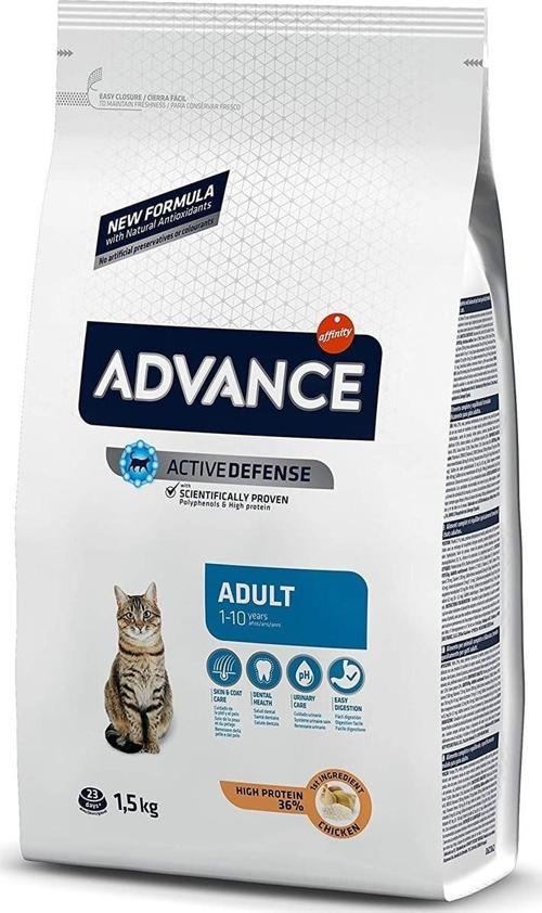 Cat Adult Tavuklu Pirinçli Yetişkin Kedi Maması, 1.5 kg