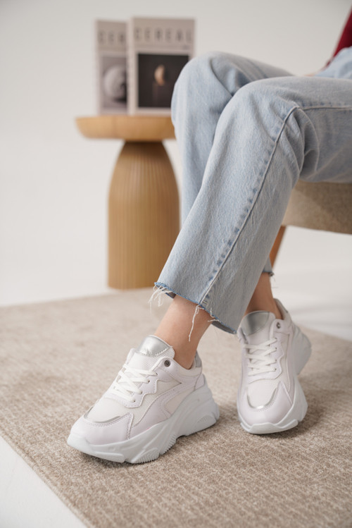 D383 Günlük Ortopedik Kadın Sneaker Spor Ayakkabı