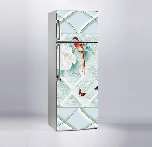 Buzdolabı Sticker Kaplama Dolap Kaplama Etiketi Çiçek Kuş