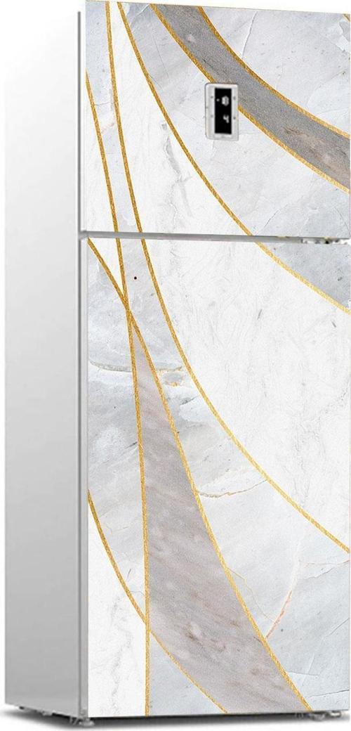 Buzdolabı Sticker Kaplama Dolap Kaplama Etiketi Soyut Mermer Doku
