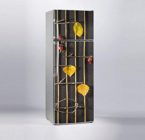 Buzdolabı Sticker Kaplama Dolap Kaplama Etiketi Doğal