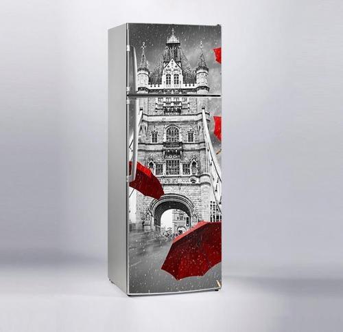 Buzdolabı Sticker Kaplama Dolap Kaplama Etiketi England