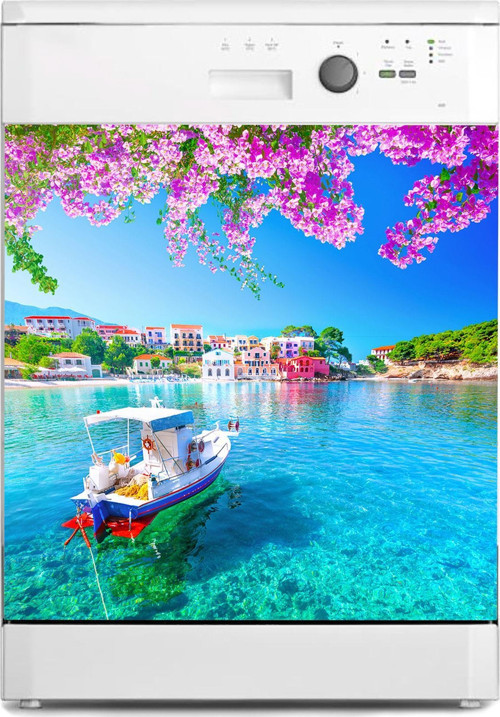Bulaşık Makinesi Sticker Kaplama Beyaz Eşya Kaplama Assos Yunanistan