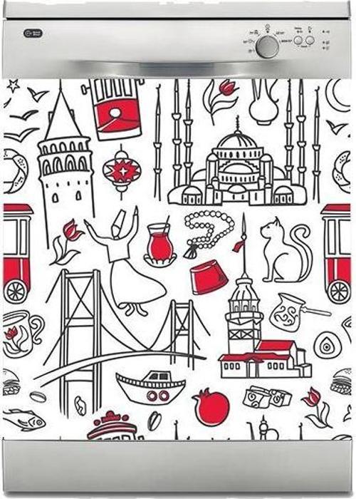 Bulaşık Makinesi Sticker Kaplama Beyaz Eşya Kaplama İstanbul