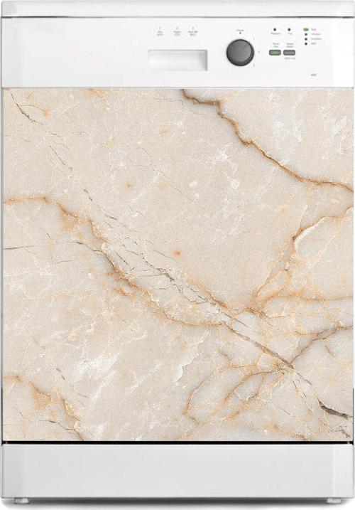 Bulaşık Makinesi Sticker Kaplama Beyaz Eşya Kaplama İtalyan Mermer