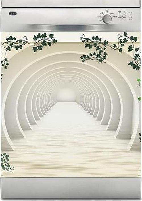 Bulaşık Makinesi Sticker Kaplama Beyaz Eşya Kaplama Roma Sütun