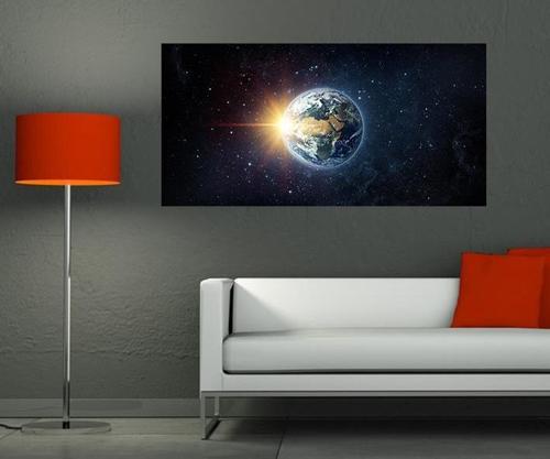 Arkası Yapışkanlı Duvar Poster Dünya