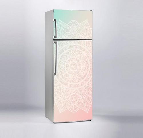Buzdolabı Sticker Kaplama Dolap Kaplama Etiketi Mandala
