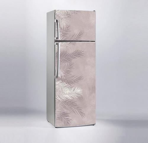 Buzdolabı Sticker Kaplama Dolap Kaplama Etiketi Palmiye Yaprak