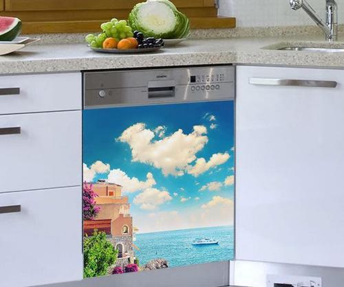 Bulaşık Makinesi Sticker Kaplama Beyaz Eşya Kaplama Kıyı