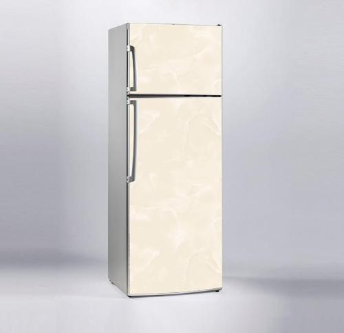 Buzdolabı Sticker Kaplama Dolap Kaplama Etiketi Sarı Mermer