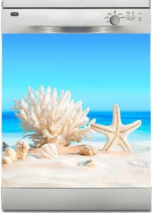 Bulaşık Makinesi Sticker Kaplama Beyaz Eşya Kaplama Deniz Yıldız
