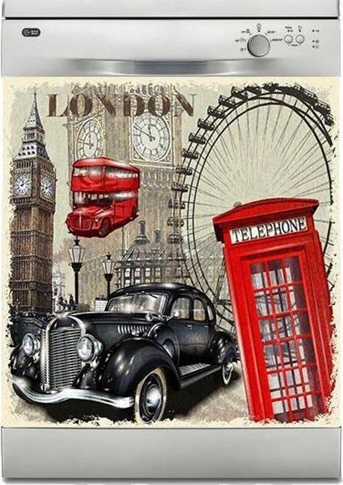 Bulaşık Makinesi Sticker Kaplama Beyaz Eşya Kaplama London