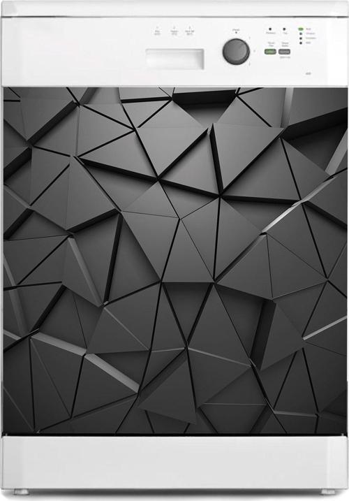 Bulaşık Makinesi Sticker Kaplama Beyaz Eşya Kaplama 3d Tangram